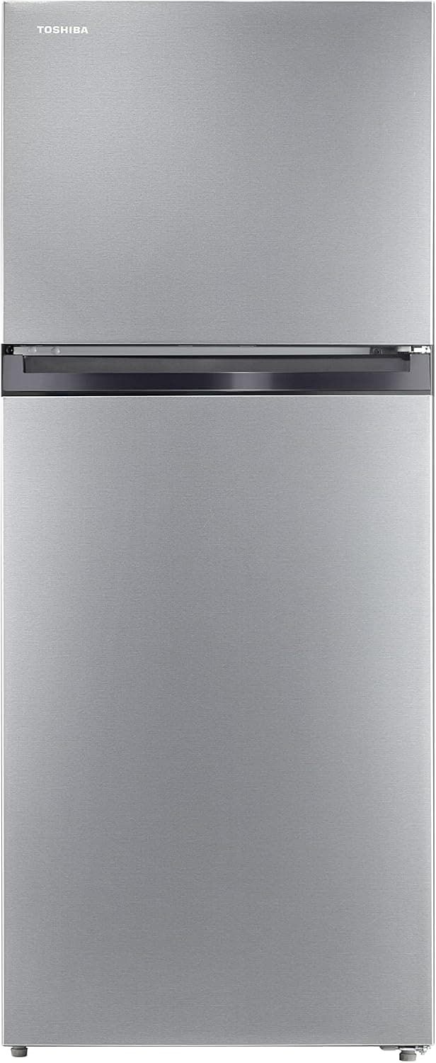TOSHIBA Refrigerator GR-RT559WE-DMN(49) Fixed Speed Pure BIO Filter, Air FALL Cooling, Voltage Stability, 411L, Grey
